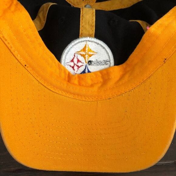 Pittsburgh Steelers hat NFL Team Apparel Snapback Black Cap - Picture 6 of 11